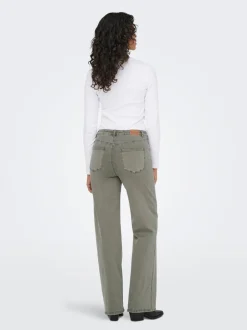 ONLJUICY-MISSOURI Wide leg fit Bukser i wide fit Dame Bukser
