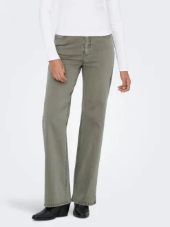 ONLJUICY-MISSOURI Wide leg fit Bukser i wide fit Dame Bukser