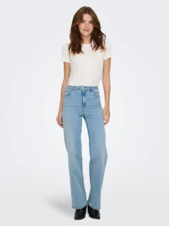 Sale ONLJUICY-WAUW Høj talje Wide leg fit Jeans Dame Jeans|Jeans