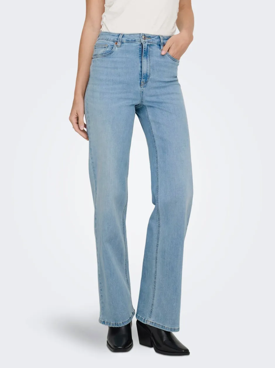 Sale ONLJUICY-WAUW Høj talje Wide leg fit Jeans Dame Jeans|Jeans