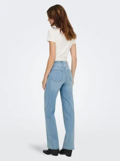 Sale ONLJUICY-WAUW Høj talje Wide leg fit Jeans Dame Jeans|Jeans