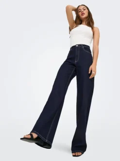 Outlet ONLJUICY-WAUW Høj talje Wide leg fit Jeans Dame Jeans|Jeans