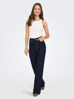 Outlet ONLJUICY-WAUW Høj talje Wide leg fit Jeans Dame Jeans|Jeans