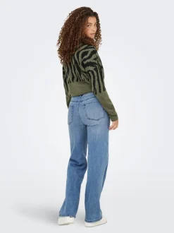 Sale ONLJUICY-WAUW Høj talje Wide leg fit Jeans Dame Jeans|Jeans