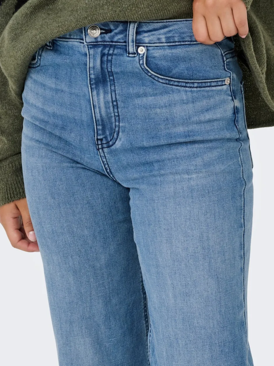 Sale ONLJUICY-WAUW Høj talje Wide leg fit Jeans Dame Jeans|Jeans