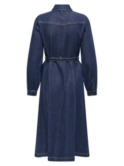 Clearance ONLJULIE Midikjole Dame Kjoler|Double Denim