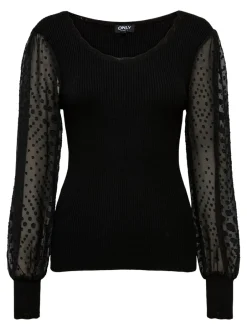 Hot ONLJULIE Striktrøje Dame Strik & Cardigans