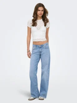 Sale ONLJULLES Lav talje Wide leg fit Jeans Dame Jeans|Jeans