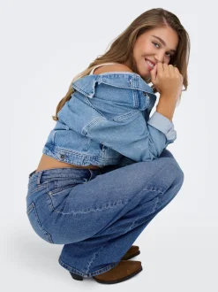 New ONLJULLES Lav talje Wide leg fit Jeans Dame Jeans|Jeans