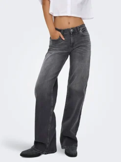 Outlet ONLJULLES Lav talje Wide leg fit Jeans Dame Jeans|Jeans