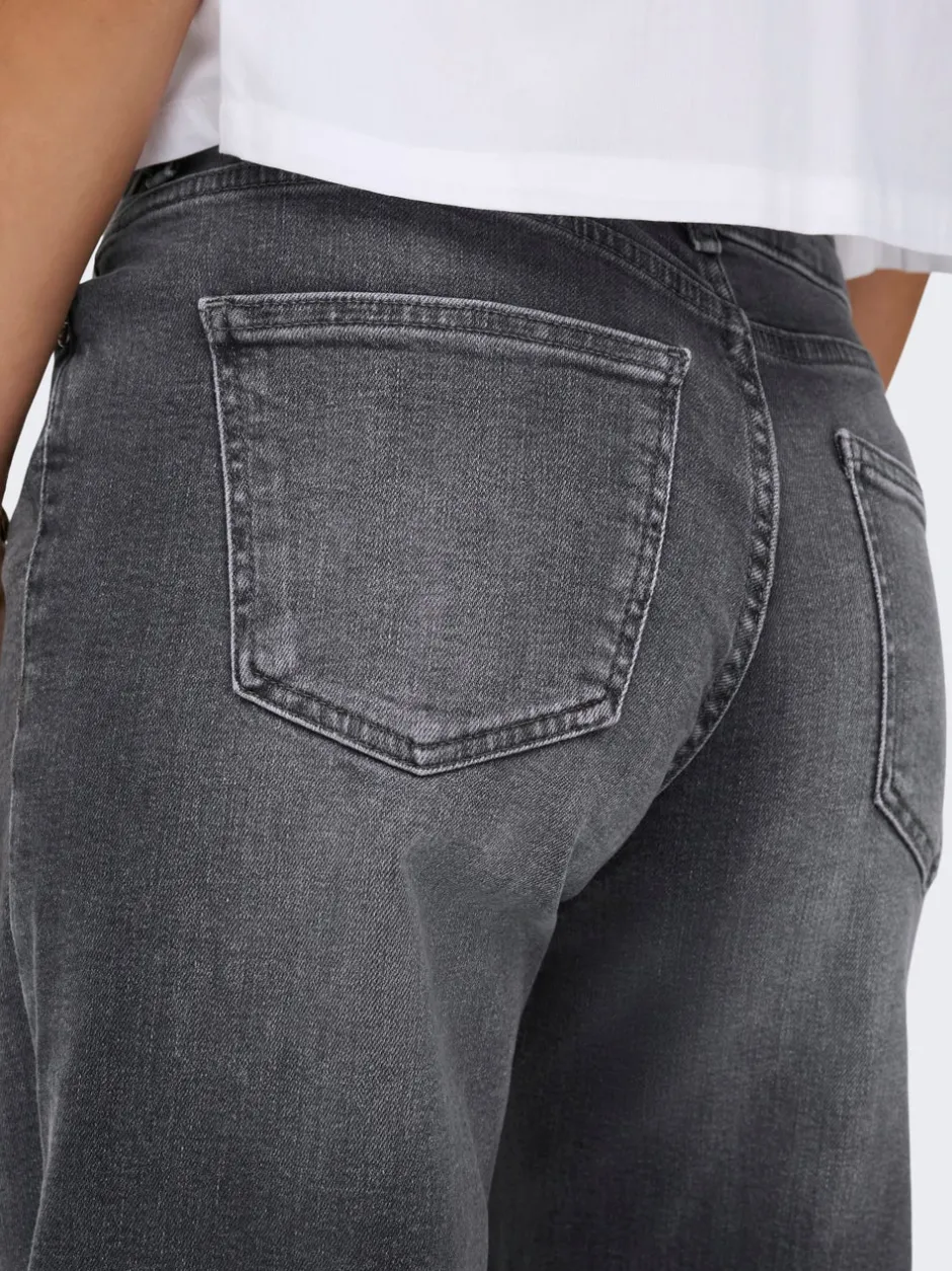 Outlet ONLJULLES Lav talje Wide leg fit Jeans Dame Jeans|Jeans