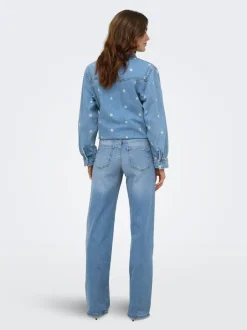 Discount ONLJULLES Lav talje Wide leg fit Jeans Dame Jeans|Jeans