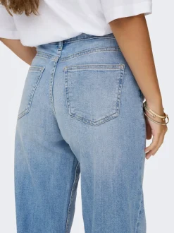Discount ONLJULLES Lav talje Wide leg fit Jeans Dame Jeans|Jeans