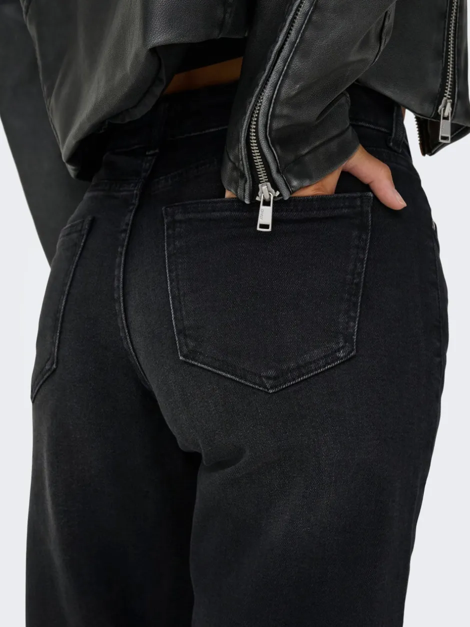Best ONLJULLES Lav talje Wide leg fit Jeans Dame Jeans|Jeans