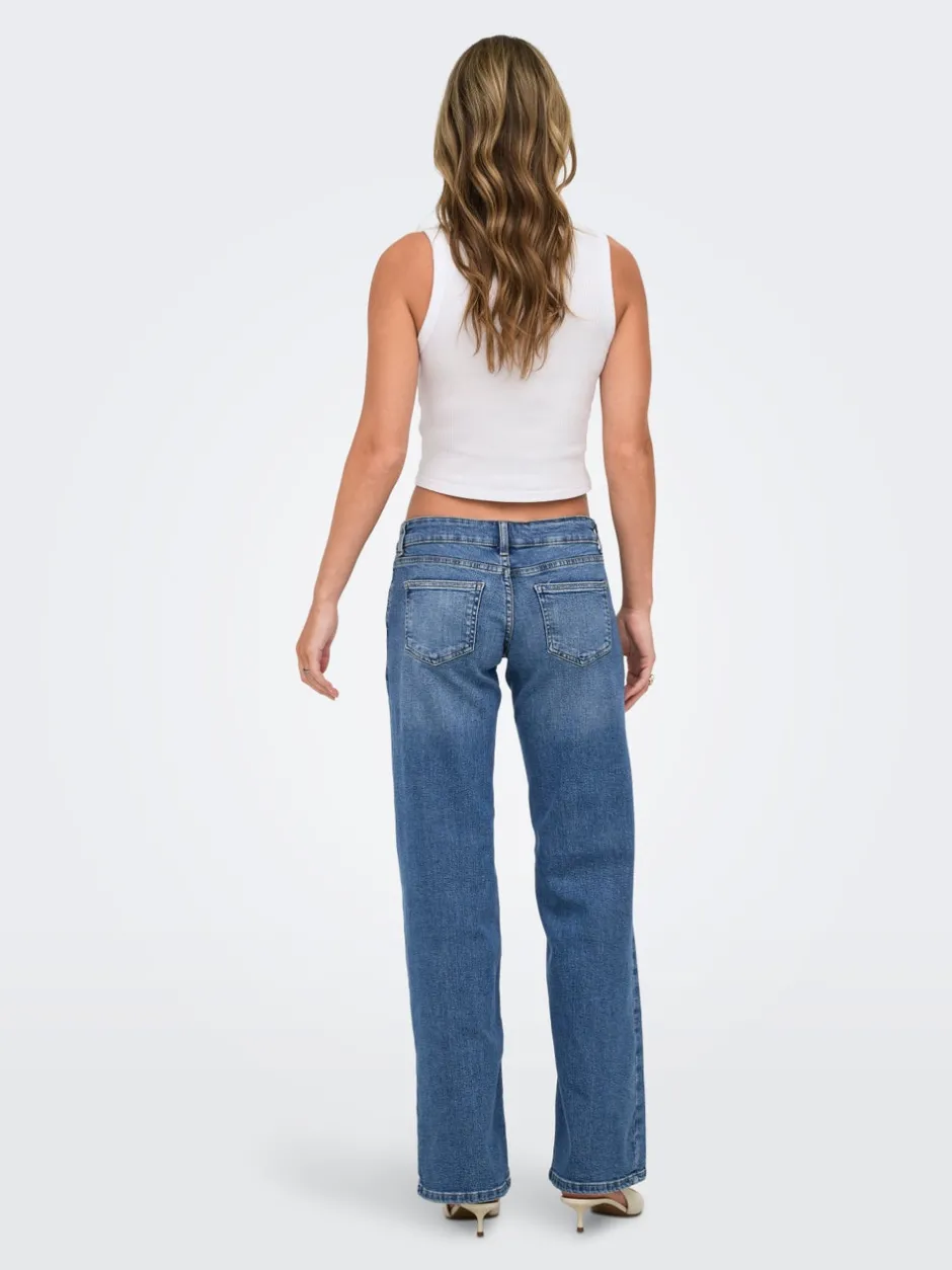 New ONLJULLES Superlav talje Wide leg fit Jeans Dame Jeans|Jeans