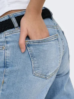 Hot ONLJULLES Superlav talje Wide leg fit Jeans Dame Jeans|Jeans