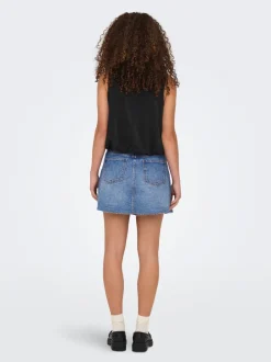 Sale ONLKADIE Nederdel Kort nederdel Dame Denimshorts|Nederdele