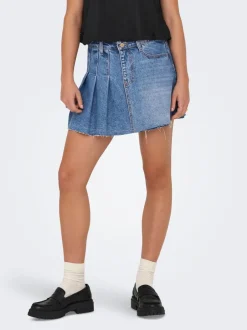 Sale ONLKADIE Nederdel Kort nederdel Dame Denimshorts|Nederdele