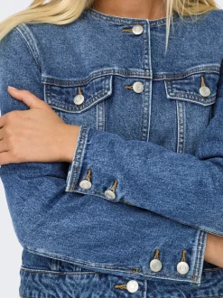 Online ONLKATHY Denimjakke Dame Jakker Og Frakker|Double Denim