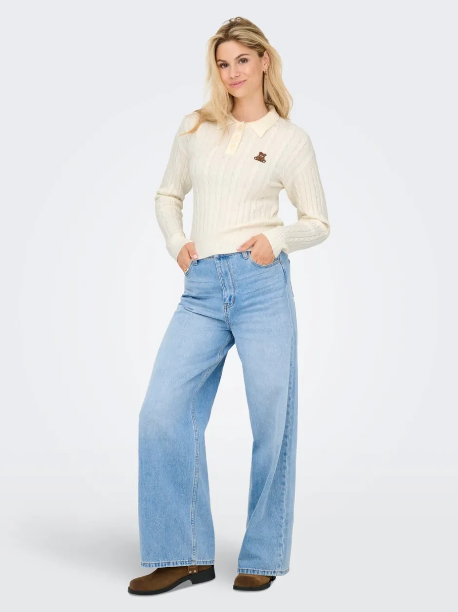 Discount ONLKATIA Strikket rullekrave Dame Strik & Cardigans