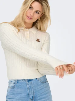 Discount ONLKATIA Strikket rullekrave Dame Strik & Cardigans