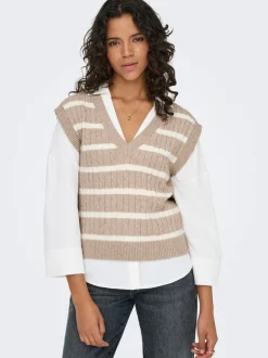 New ONLKATIA Vest Dame Strik & Cardigans