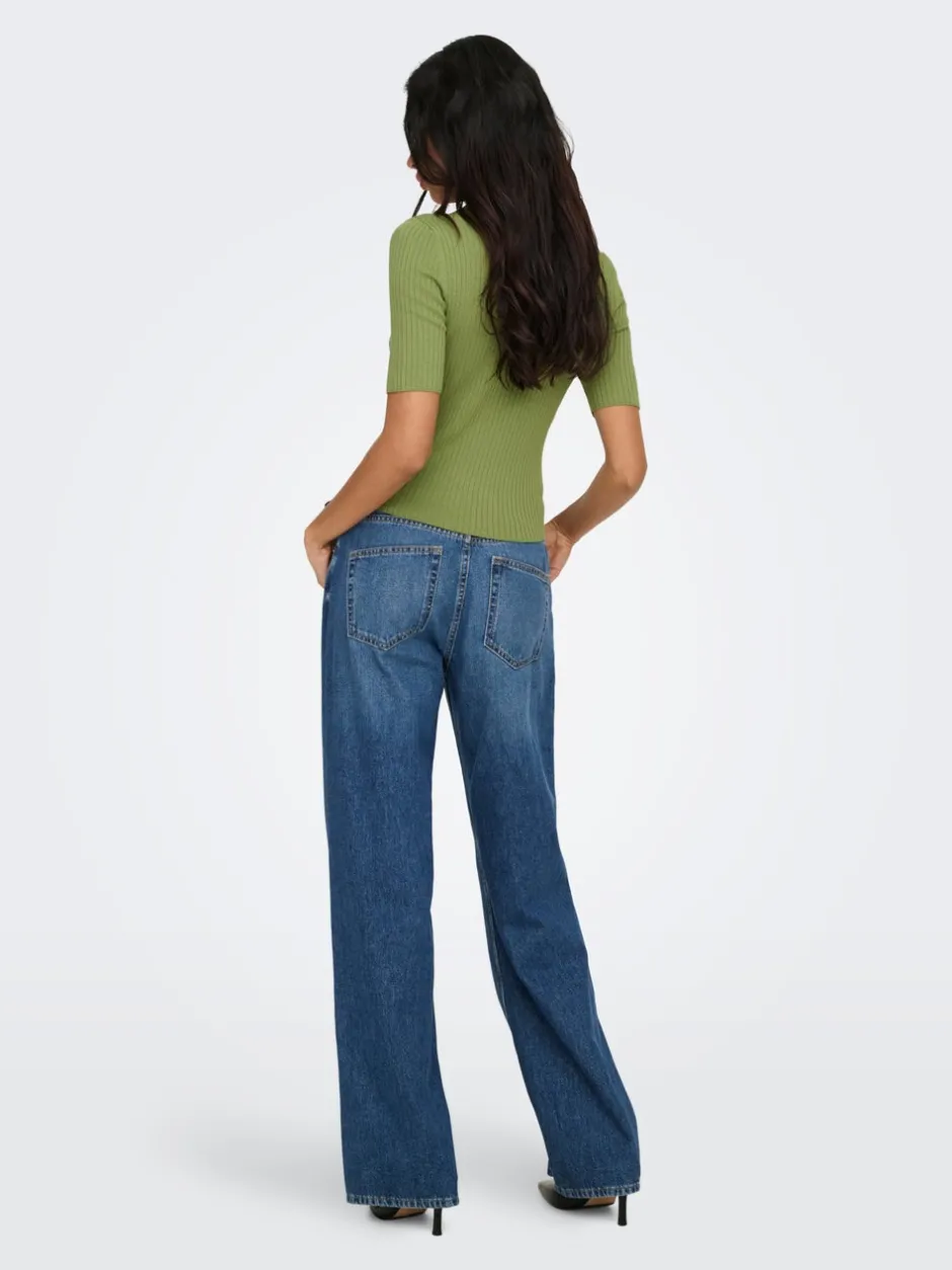 Outlet ONLKAYA Strikket rullekrave Dame Strik & Cardigans
