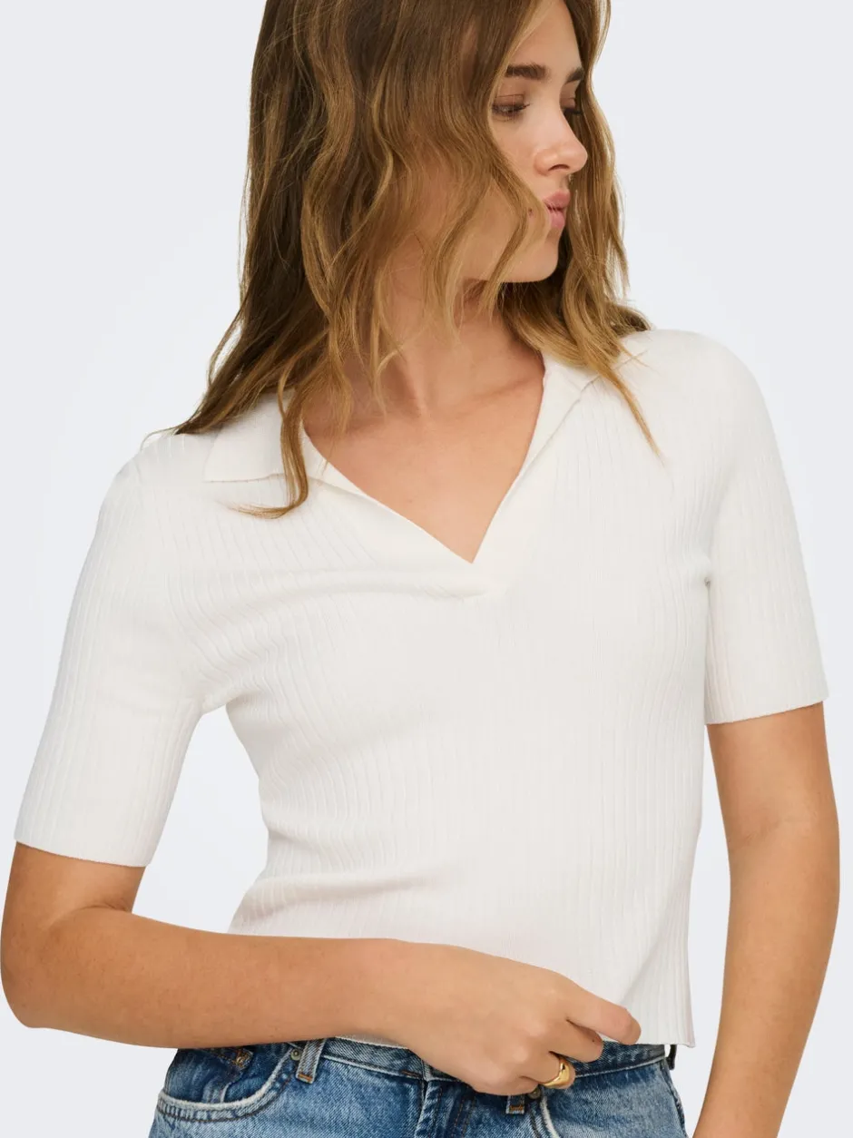 Clearance ONLKAYA Strikket rullekrave Dame Strik & Cardigans