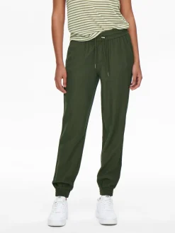 Best ONLKELDA-EMERY Regular fit Bukser i wide fit Dame Bukser
