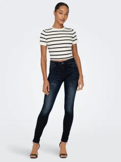 New ONLKENDELL Mellemhøj talje Skinny fit Ankellængde Jeans Dame Jeans|Jeans