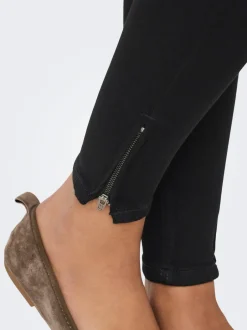 Outlet ONLKENDELL Mellemhøj talje Skinny fit Ankellængde Jeans Dame Jeans|Jeans