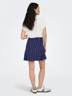 Discount ONLKESHAV Skaternederdel Kort nederdel Dame Nederdele