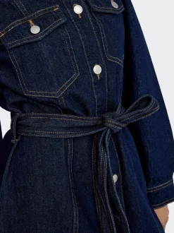 Sale ONLKETTY Kort kjole Dame Kjoler|Double Denim