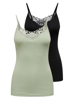 New ONLKIRA 2-pack Tanktop Dame Toppe