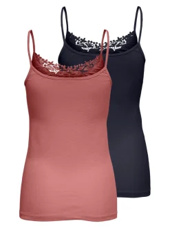 New ONLKIRA 2-pack Tanktop Dame Toppe