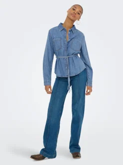 Online ONLKOKO Denim-skjorte Dame Skjorter