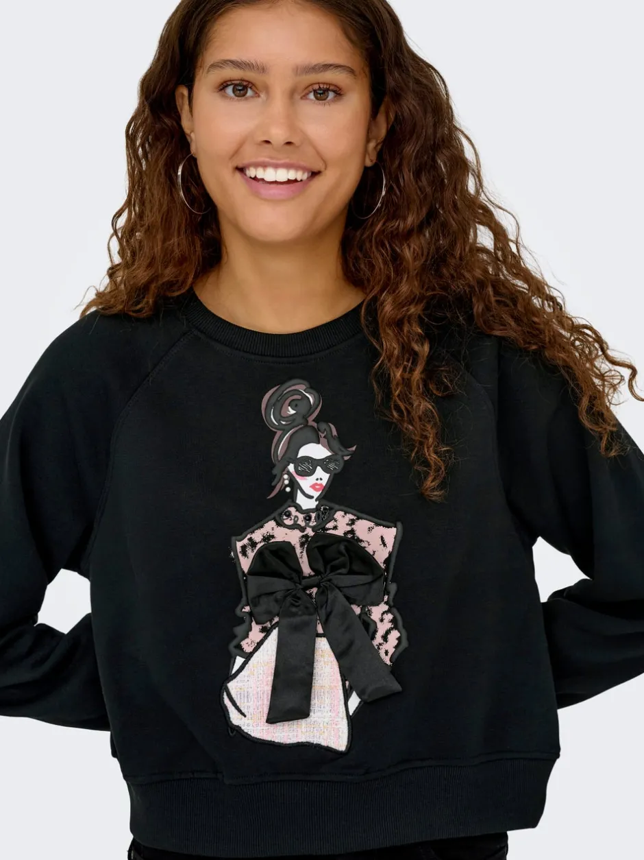 Sale ONLLABINET Sweatshirt Dame Sweatshirts