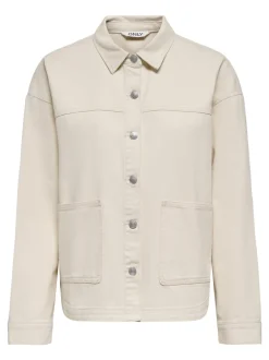 New ONLLARA Denimjakke Dame Jakker Og Frakker|Double Denim