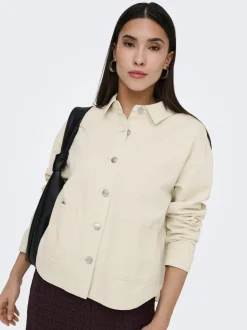 New ONLLARA Denimjakke Dame Jakker Og Frakker|Double Denim