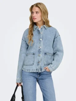Sale ONLLARA Denimjakke Dame Jakker Og Frakker|Double Denim
