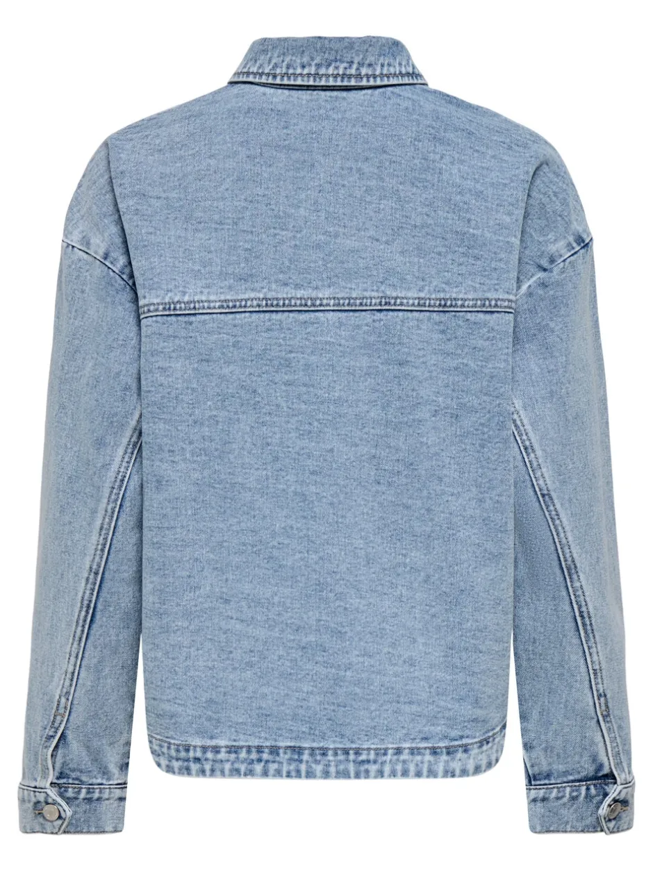 Sale ONLLARA Denimjakke Dame Jakker Og Frakker|Double Denim