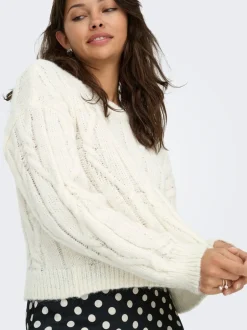 Online ONLLEMINA Striktrøje Dame Strik & Cardigans