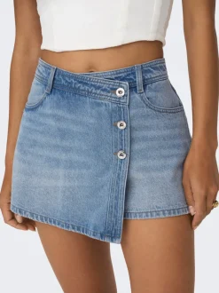 Discount ONLLESLY Nederdel Mininederdel Dame Accessories|Denimshorts
