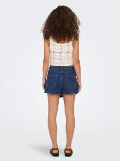 Sale ONLLESLY Nederdel Mininederdel Dame Accessories|Denimshorts