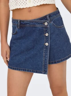 Sale ONLLESLY Nederdel Mininederdel Dame Accessories|Denimshorts
