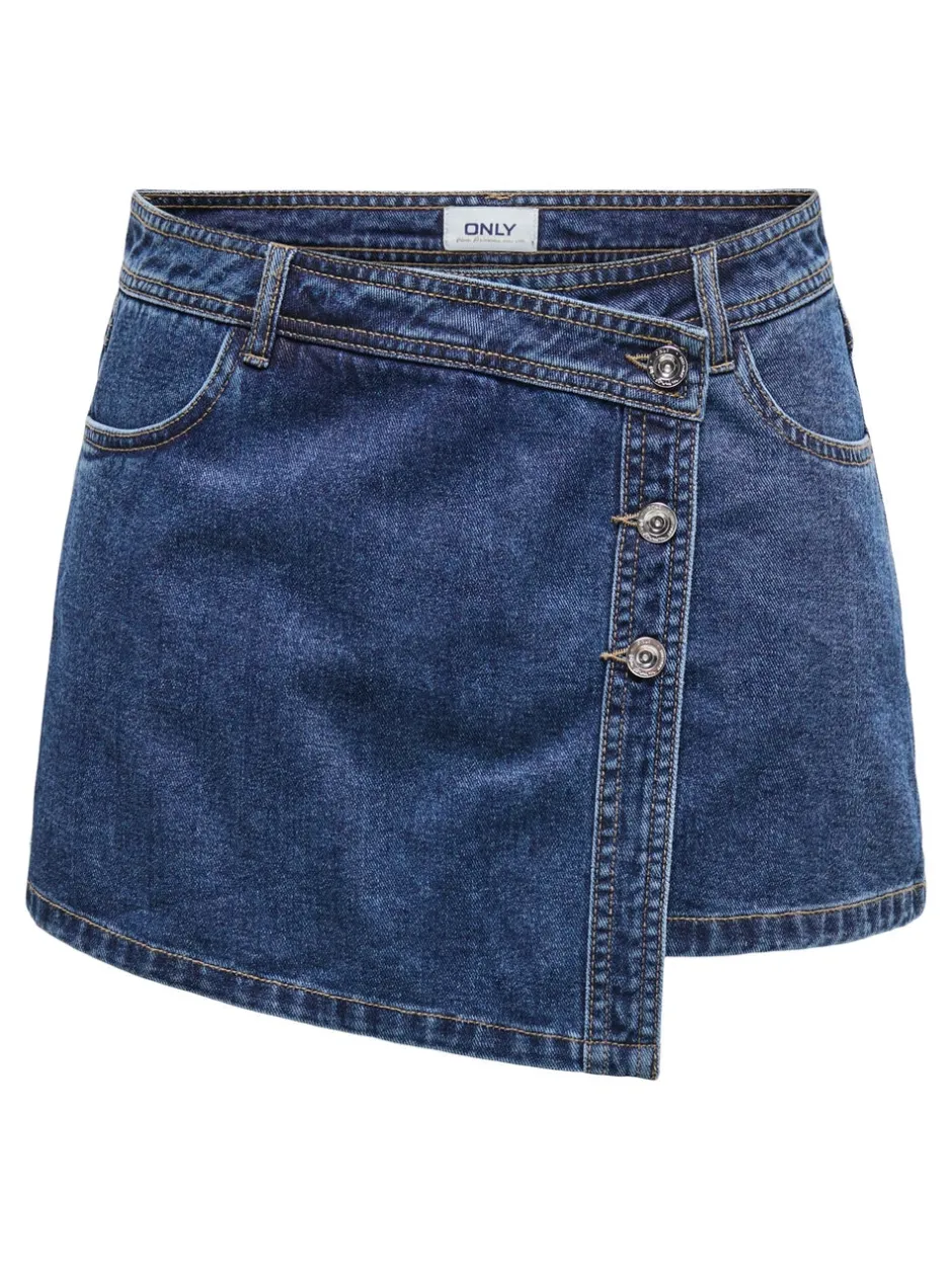 Sale ONLLESLY Nederdel Mininederdel Dame Accessories|Denimshorts