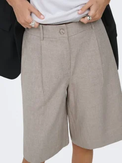 Hot ONLLINDA Høj talje Loose fit Bermuda-shorts Dame Shorts