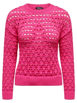 Hot ONLLINDA Striktrøje Dame Strik & Cardigans