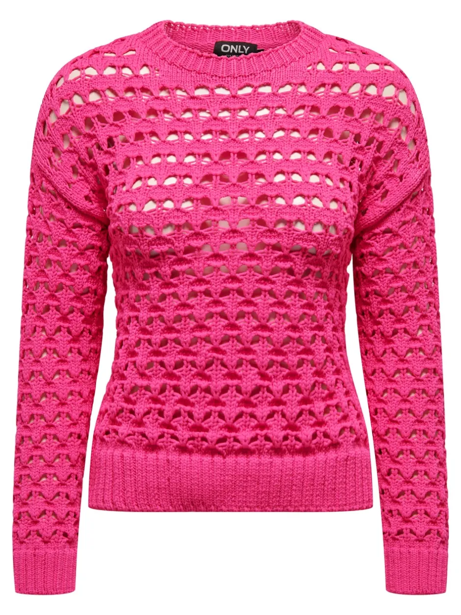 Hot ONLLINDA Striktrøje Dame Strik & Cardigans