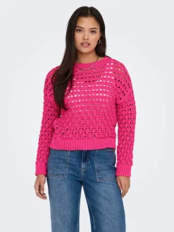 Hot ONLLINDA Striktrøje Dame Strik & Cardigans